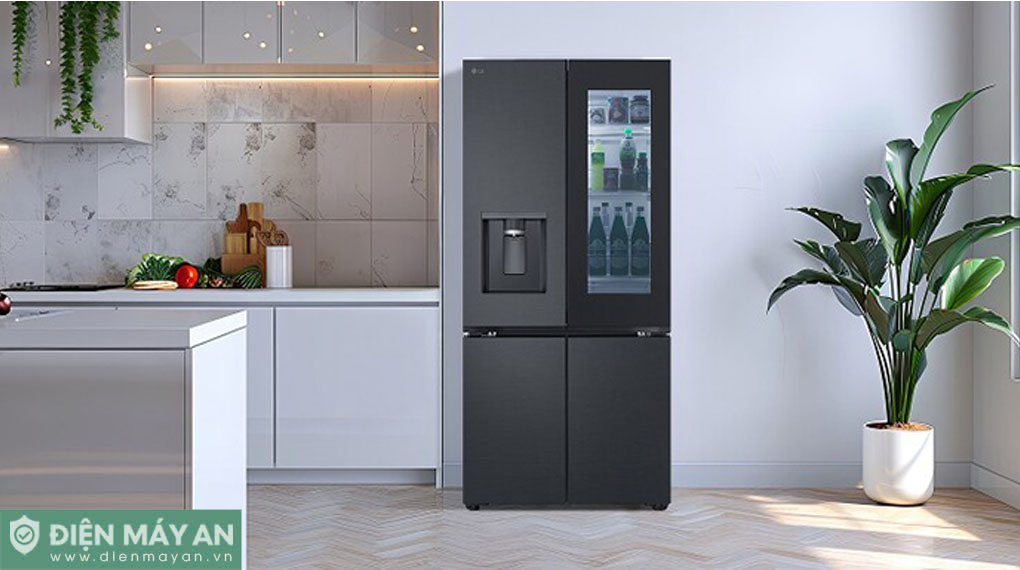 Tủ lạnh LG Inverter 576 lít Multi Door InstaView LFD58BLMAI